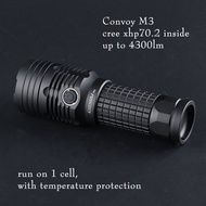 ไฟฉาย  convoy M3  cree xhp70.2  4300lm   สีดำ