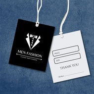 100 pieces Clothing Tags, Clothes Hang Tags, Men's fashion Hang Tags, Men's fashion, Size 4x5.4cm Wi