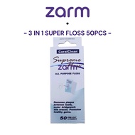 Dental Super Floss 3 in 1 Expanding Nylon Floss Plastic Free Threader Floss Threader Floss Braces