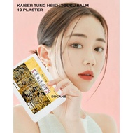 KAISER TUNG HSIEH TOUKU BALM PLASTER - HOT patch - 10 sheets of plaster - muscle pain reliever