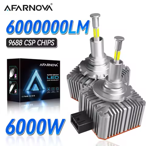 360°D1S D3S LED Headlights Bulb For Car Lens Canbus 6000W 1:1 HID D2S D4S D1R D3R Auto Lamp 6000000L