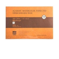 BaoHong 300G/M2 Cotton Professional หนังสือสีน้ำ20แผ่น Hand Painted ACADEMY กระดาษสีน้ำ Pad สำหรับศิ
