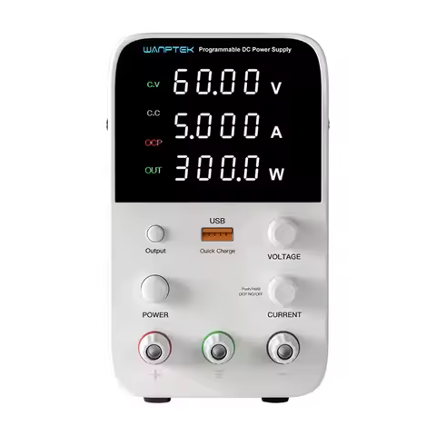 wanptek WPS605B 60V 5A DC Regulated Power Supply 3 Set Four Digital Display Adjustable Switching Pow