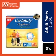 Certainty Drypants Regular Pack XL Size (8's)