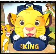 💥熱賣💡2026可愛立體正版迪士尼獅子王斜孭袋背囊書包背包 🤗😻