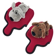 1 Pcs Golf Putter Cover Half Mallet/Square Soft Knit Fabric Club Protector Cute Puppy Magnetic Buckl