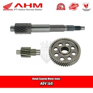 MESIN Gear Ratio Engine Axle Pulley Large Small Honda ADV 160 Original AHM 23411 23421 23422 K0W NA0