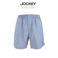 JOCKEY UNDERWEAR กางเกงบ็อกเซอร์ SLEEPWEAR รุ่น KU JKB7390 BOXER - สีฟ้า