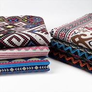 Cotton Linen Ethnic Style Tablecloth and Curtain Fabric - Ready Stock