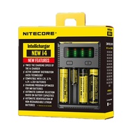 Nitecore i4 Battery Charger 18650 14500 16340 26650 AA AAA LCD Digital Intelligent