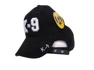 K-9 K9 Unit Police Law Enforcement White Letters Black Embroidered Cap Hat