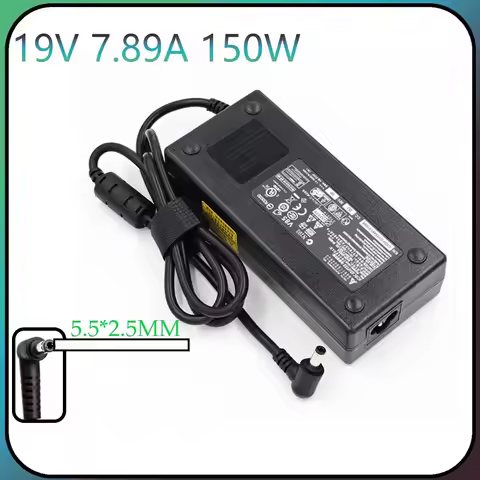 19V 7.89A 150W Laptop AC Adapter Power Supply for ASUS G73JH G73JW G73SW N552V Compatible with ADP-1
