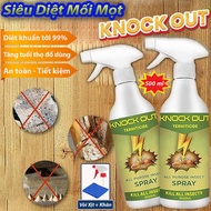 Chai Xịt Diệt Mối Mọt Tận Gốc Knock Out 500ml Nguồn Gốc Thảo Mộc Diệt Mối Mọt Gỗ Tủ Bếp Sàn Gỗ Vệ Si