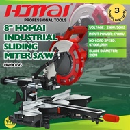 HOMAI HM9086 8'' Industrial Sliding Miter Saw 1700W
