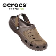 〖ใหม่เอี่ยมของแท้〗Crocs 2024 รองเท้าแตะชายหาด yukon ที่กันลื่นรองเท้าแตะเบาๆรองเท้าแตะกลางแจ้งเบาเบาเบาแพลตฟอร์มขนาดใหญ่มนุษย์รองเท้าแตะ