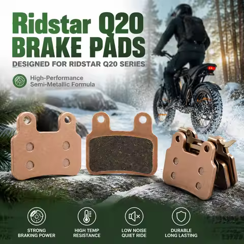 Better Than OEM: Semi-Metallic Pads for Ridstar Q20/Q20Pro/H26Pro/EKX X2/X21/Freego X2 – Fit XD/XOD 