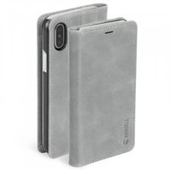 KRUSELL - Sunne 4 Card FolioWallet Apple iPhone X/XS Grey - 4卡對開式錢包手機皮套 (KSE-61446)