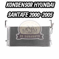 MESIN Car AC Radiator Condenser HYUNDAI Santa Fe SantaFe SM First Generation Gen 1 Gen1 Year. 2000 t