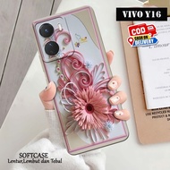 HP Latest Vivo Y16 Case - Fashion Flower Case - Latest Vivo Y16 Phone Case - Latest Vivo Y16 Case - 