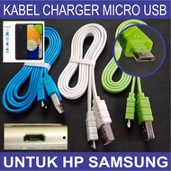 Sambungan Kabel Casan Mikro USB untuk HP Samsung J8 J7 J5 J3 J2 J1 Pro Prime  Colokan Charger Micro