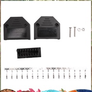 OBD2 OBD II 16 pin connector socket Diagnostic Tool Adapter OBD connector + Enclosures + Terminal + 