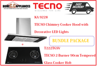 TECNO HOOD AND HOB FOR BUNDLE PACKAGE ( KA 9228 &amp; T 222TGSV ) / FREE EXPRESS DELIVERY
