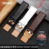 Genuine Leather Watchband for Diesel Watch Belt DZ7257 1657 4323 7314 7313 7371 Straps 22 24 26 27 2