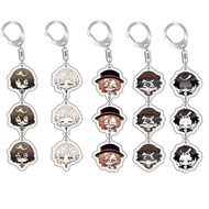 Bungo Stray Dogs Bungo Stray Dogs Nakajima Atsushi Acrylic Keychain Pendant Anime Merchandise Three-