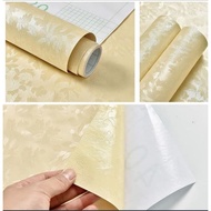 Wallpaper WALL STICKER CREAM PLAIN TEXTURED LEAF LEAF