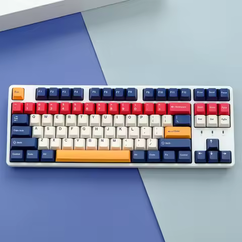 129 Keys/set Compositions Keycaps PBT Dye Sublimation Key Caps Cherry Profile Keycap For Keychron Q1