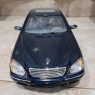 Diecast 1:18 Mercedes S-Class 1998 Maisto No Autoart Norev Minichamps