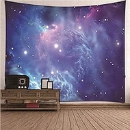 CEVAN Tapestry Trippy Werd Wall Drapes For Bedroom Tapestry Shining Galaxy Pattern Wall Covering Dec