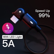 180° Rotation Cable Fast Charger For Android Charger For IPhone Type C Android Micro USB Data Transf