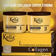 KEM DUỖI TÓC ÉP TÓC KELLA COLLAGEN SUPER STRONG MÀU VÀNG