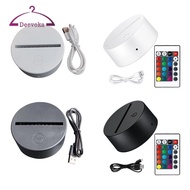 [deevoka] LED Acrylic Light Base Includes Remote Control Light Show Stand for Restaurant Bedroom Acr