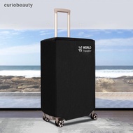 [CURUI] Waterproof Suitcase Protector Luggage Cover Baggage Dust Case Cover Suitcase Case Travel Org