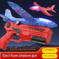Ejector plane gun boy flashing foam boomerang plane