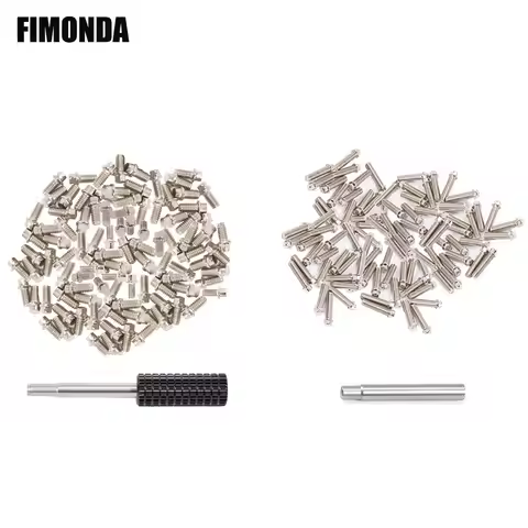 100pcs M2 M3 Steel Scale Beadlock Ring Screws for 1/10 RC Crawler TRX4 Axial SCX10 CAPRA VS4-10 LCG 
