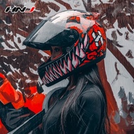 HNJ Motorcycle Helmet Full Face Men Motor Riding ABS Material Motocross Motorbike