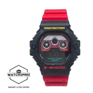 [Watchspree] Casio G-Shock DW-5900 Lineup Mix Tape Series Red Resin Band Watch DW5900MT-1A4 DW-5900MT-1A4