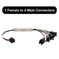 Mini TTL Bộ khuếch đại tín hiệu Repeater cho ws2812b ws2811 16703 sk6812 3pin rgbic địa chỉ dải đèn 