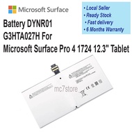 Battery DYNR01 G3HTA027H For Microsoft Surface Pro 4 1724 12.3" Tablet