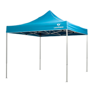 LUCKYFRIEND(T2S) ตัวล็อคขาเป็นแบบสปริง เต็นท์พับได้ ขนาด 2x2/2x3/3x3 เมตร รุ่นโครงหนา (สีขาว) + ผ้าใ