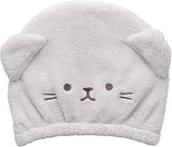 CB Japan Hair Dry Cap, Absorbent and Quick Drying Microfiber, 3 Times More Than Cotton, Color/Cat Ba