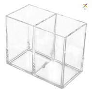 Clear Acrylic Makeup Brush Holder Pen Pencil Cup Holder Cosmetic Storage Case Desktop Stationery Org