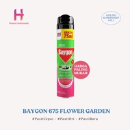 BAYGON AEROSOL PINK FLOWER GARDEN 600 675 ML SPRAY SUPER SAVING PROMOTION