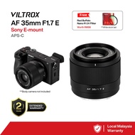 VILTROX 35MM F1.7 E Air APS-C Lens for Sony E-Mount Cameras