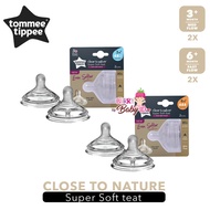 Tommee Tippee Closer to Nature Soft Teat Dot Botol Susu Bayi Wide Neck