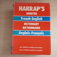 HARRAPS SHORTER FRENCH ENGLISH DICTIONARY DICTIONNAIRE