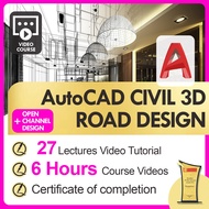 [Video Course] Road Design With AutoCAD Civil 3D + Open Channel Design (27 Lectures, 6 hours+ Video 